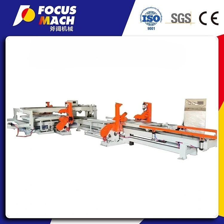 Plywood Chain Dd Saw Machine Plywood Double Sizer Trimming Saw