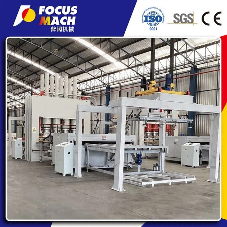 Short Cycle Hot Press Machine For Melamine Laminated Chipboard
